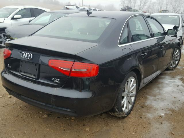 WAUFFAFL2DN032664 - 2013 AUDI A4 PREMIUM BLACK photo 4