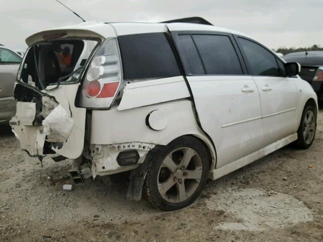 JM1CR293570155553 - 2007 MAZDA 5 WHITE photo 4