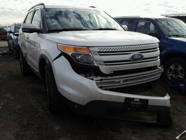 1FMHK8F88BGA24853 - 2011 FORD EXPLORER L WHITE photo 1