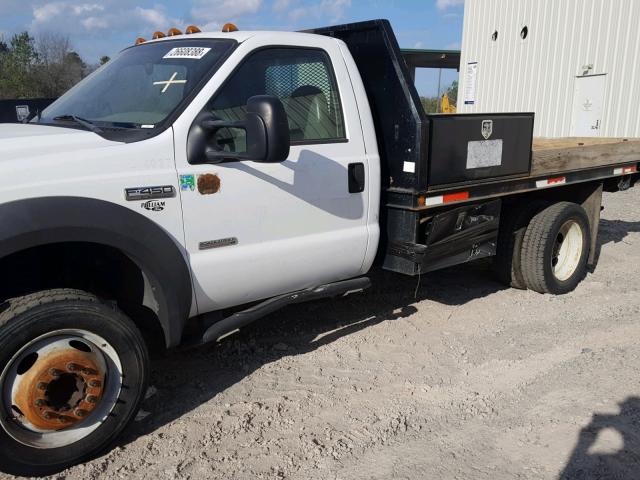 1FDXF46P55EB95852 - 2005 FORD F450 SUPER WHITE photo 9