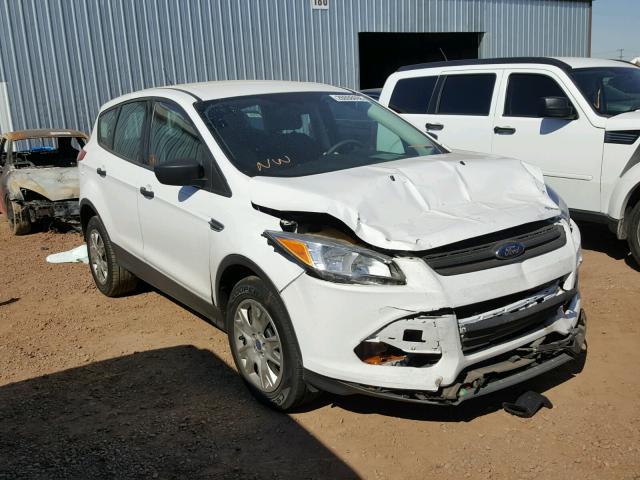 1FMCU0F7XDUA40537 - 2013 FORD ESCAPE S WHITE photo 1