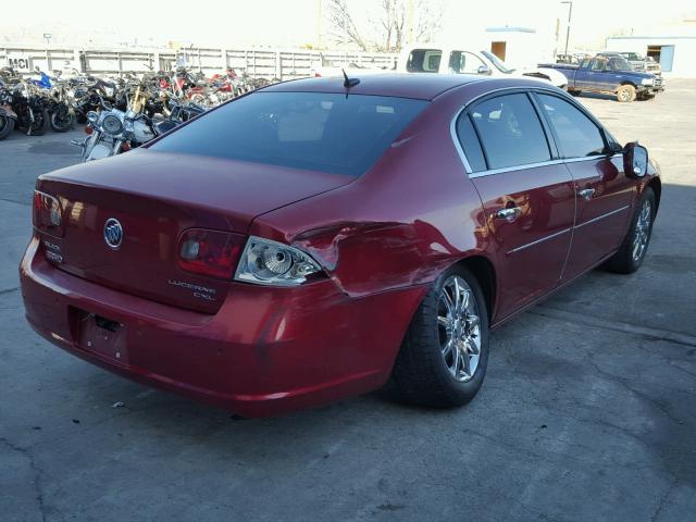 1G4HD57227U148421 - 2007 BUICK LUCERNE CX RED photo 4