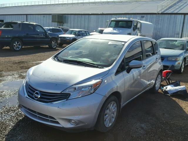 3N1CE2CP5FL412948 - 2015 NISSAN VERSA NOTE SILVER photo 2