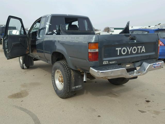 JT4VN13D5P5110101 - 1993 TOYOTA PICKUP 1/2 GREEN photo 3