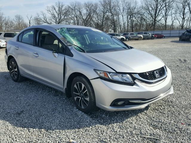 19XFB2F97DE064216 - 2013 HONDA CIVIC EXL SILVER photo 1