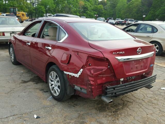 1N4AL3APXEN352771 - 2014 NISSAN ALTIMA 2.5 RED photo 3