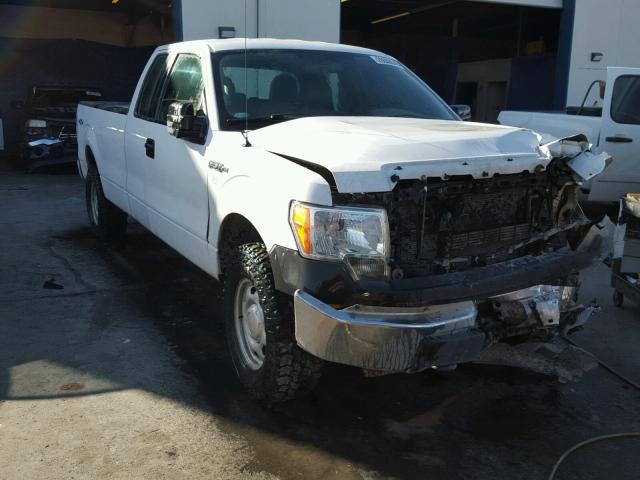 1FTFX1EF9EKG20513 - 2014 FORD F150 SUPER WHITE photo 1