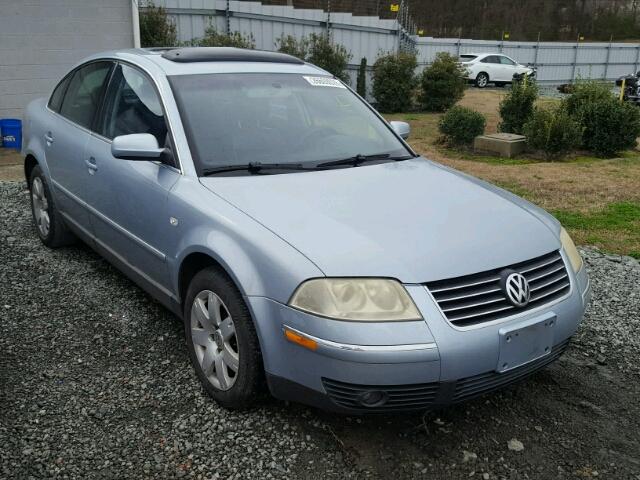 WVWTH63B53P386352 - 2003 VOLKSWAGEN PASSAT GLX BLUE photo 1