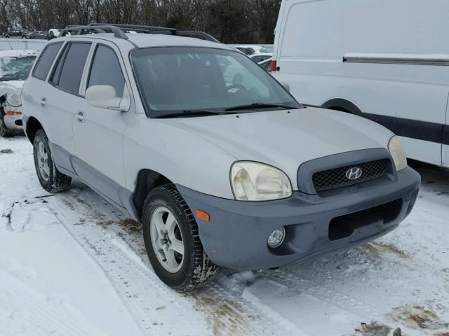 KM8SC73E24U661605 - 2004 HYUNDAI SANTA FE G SILVER photo 1