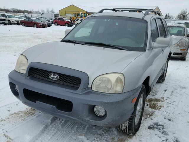 KM8SC73E24U661605 - 2004 HYUNDAI SANTA FE G SILVER photo 2