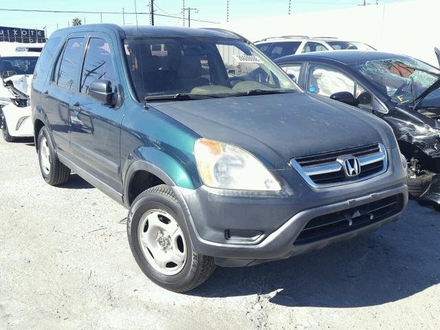 JHLRD68433C018410 - 2003 HONDA CR-V LX GREEN photo 1