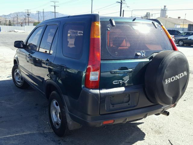 JHLRD68433C018410 - 2003 HONDA CR-V LX GREEN photo 3