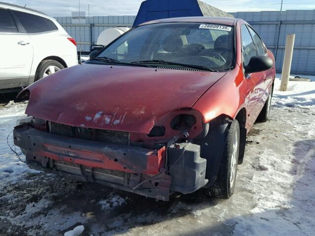 1B3ES56C95D247484 - 2005 DODGE NEON SXT RED photo 2