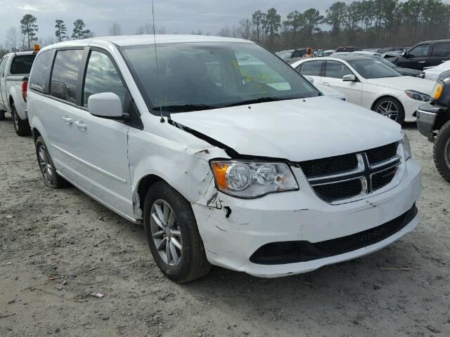 2C4RDGBGXGR263126 - 2016 DODGE GRAND CARA WHITE photo 1