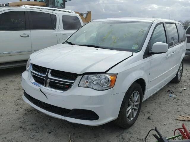 2C4RDGBGXGR263126 - 2016 DODGE GRAND CARA WHITE photo 2