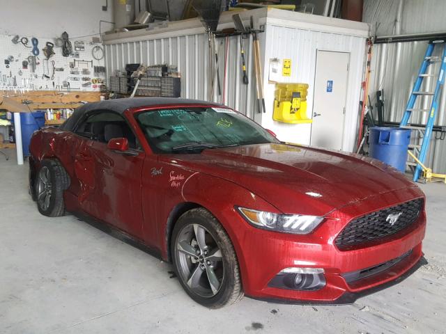 1FATP8EM0H5224604 - 2017 FORD MUSTANG RED photo 1