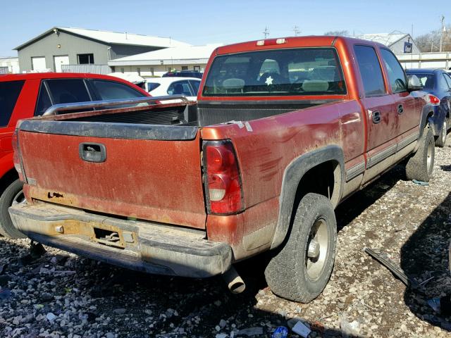 1GCHK23G61F131112 - 2001 CHEVROLET SILVERADO ORANGE photo 4