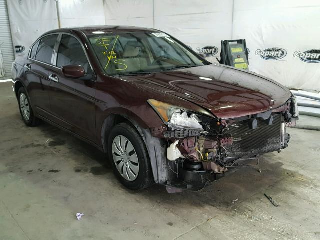 1HGCP26329A056911 - 2009 HONDA ACCORD LX BURGUNDY photo 1