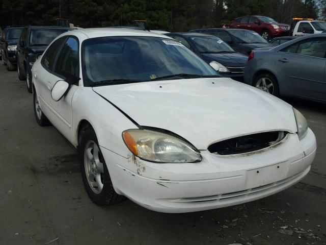 1FAFP53U02G167878 - 2002 FORD TAURUS SE WHITE photo 1