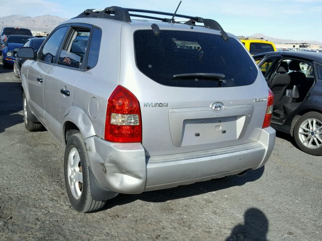 KM8JM12BX5U211554 - 2005 HYUNDAI TUCSON GL SILVER photo 3