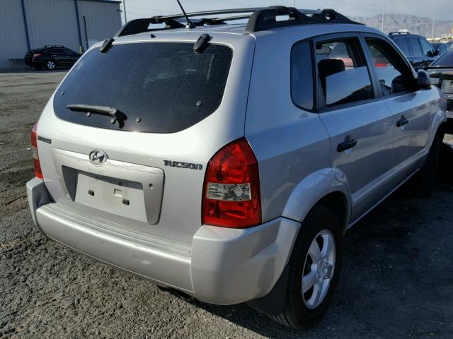 KM8JM12BX5U211554 - 2005 HYUNDAI TUCSON GL SILVER photo 4