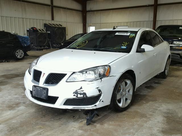 1G2ZJ57B694271308 - 2009 PONTIAC G6 WHITE photo 2