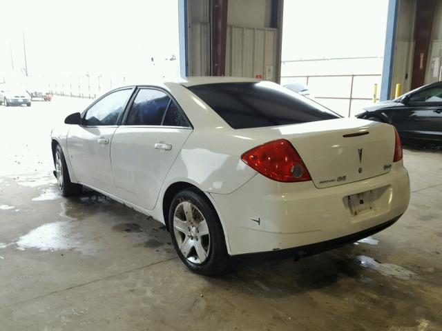 1G2ZJ57B694271308 - 2009 PONTIAC G6 WHITE photo 3