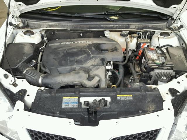 1G2ZJ57B694271308 - 2009 PONTIAC G6 WHITE photo 7