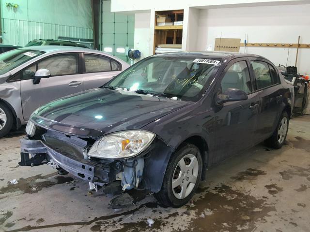 1G1AL58F087307536 - 2008 CHEVROLET COBALT LT GRAY photo 2