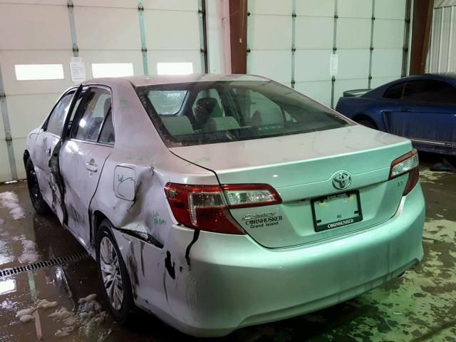 4T4BF1FKXER431517 - 2014 TOYOTA CAMRY L SILVER photo 3