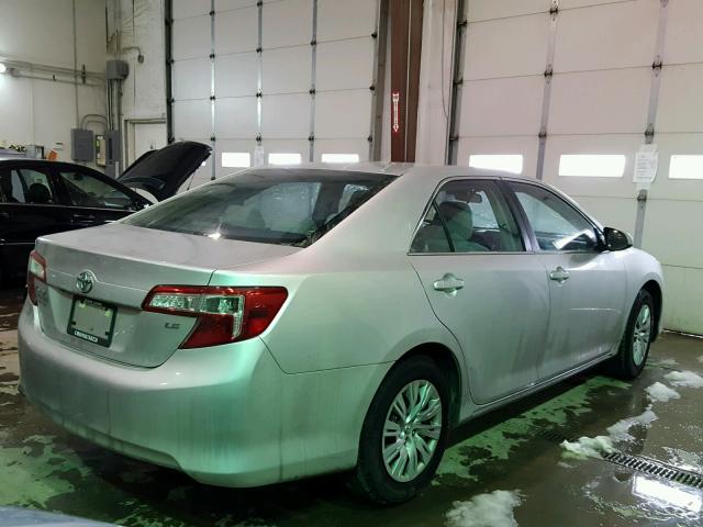 4T4BF1FKXER431517 - 2014 TOYOTA CAMRY L SILVER photo 4