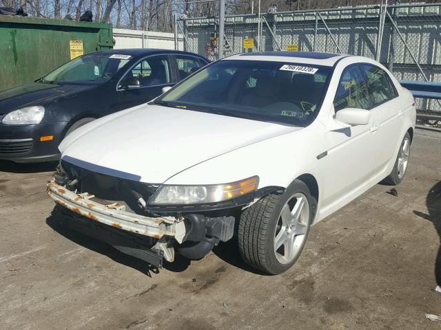 19UUA66206A046443 - 2006 ACURA 3.2TL WHITE photo 2