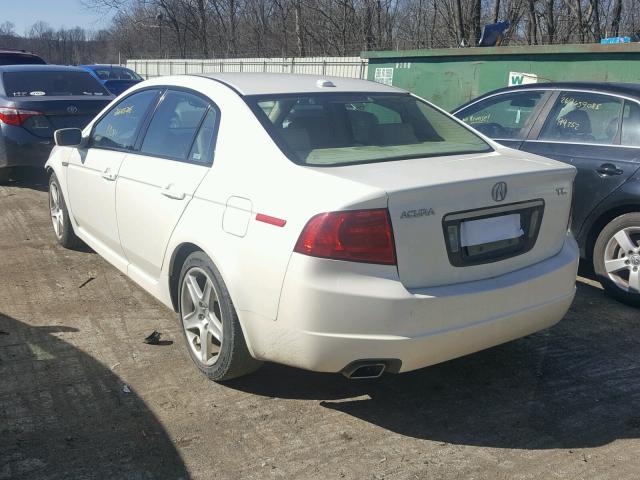 19UUA66206A046443 - 2006 ACURA 3.2TL WHITE photo 3