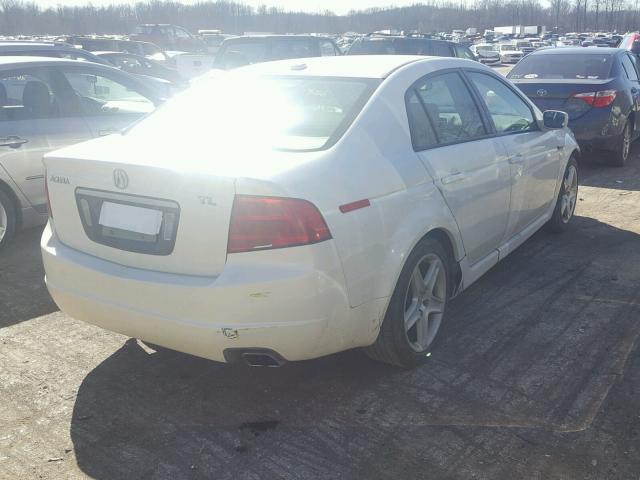 19UUA66206A046443 - 2006 ACURA 3.2TL WHITE photo 4