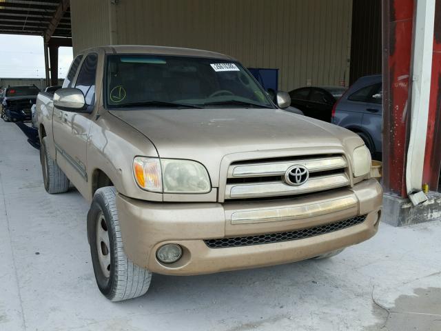 5TBRU34115S451225 - 2005 TOYOTA TUNDRA ACC GOLD photo 1