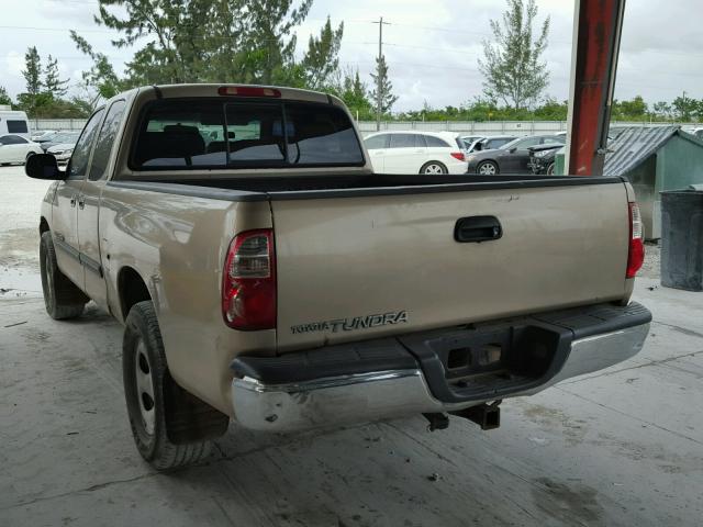 5TBRU34115S451225 - 2005 TOYOTA TUNDRA ACC GOLD photo 3