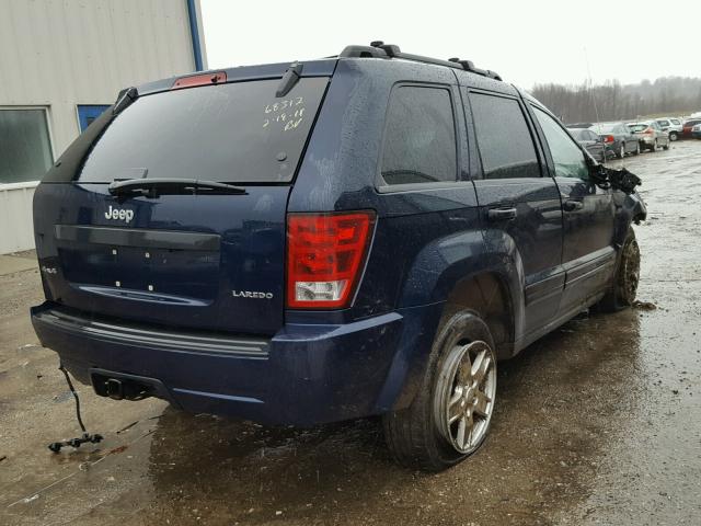 1J4HR48N85C514663 - 2005 JEEP GRAND CHER BLUE photo 4