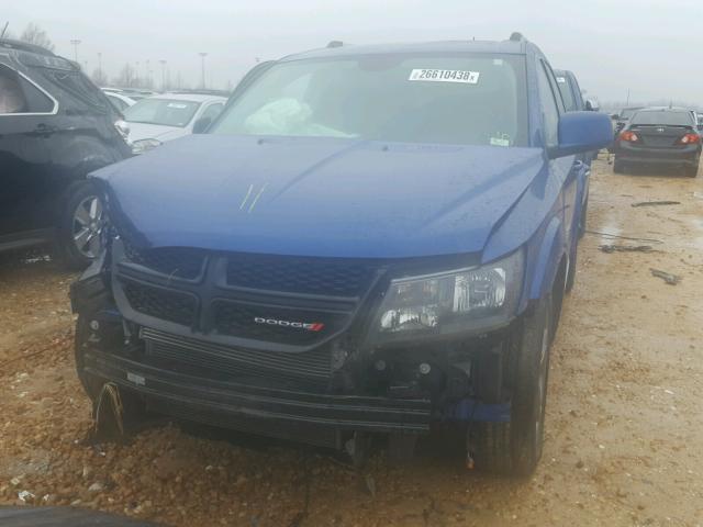 3C4PDCGG2FT682544 - 2015 DODGE JOURNEY CR BLUE photo 7