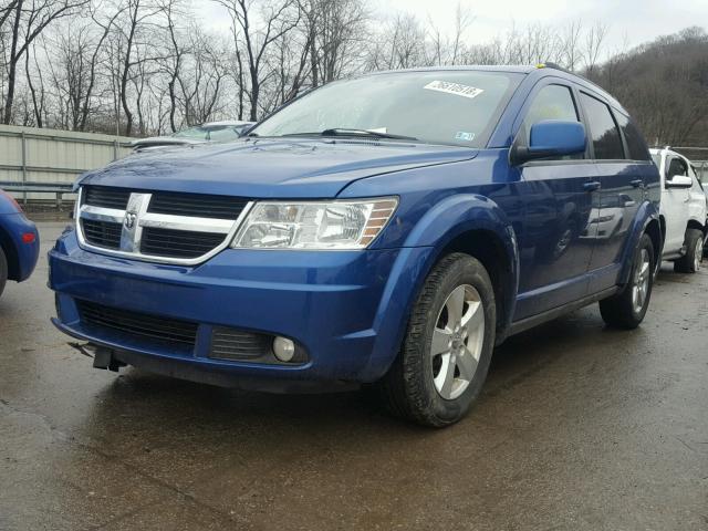 3D4PG5FV0AT182218 - 2010 DODGE JOURNEY SX BLUE photo 2