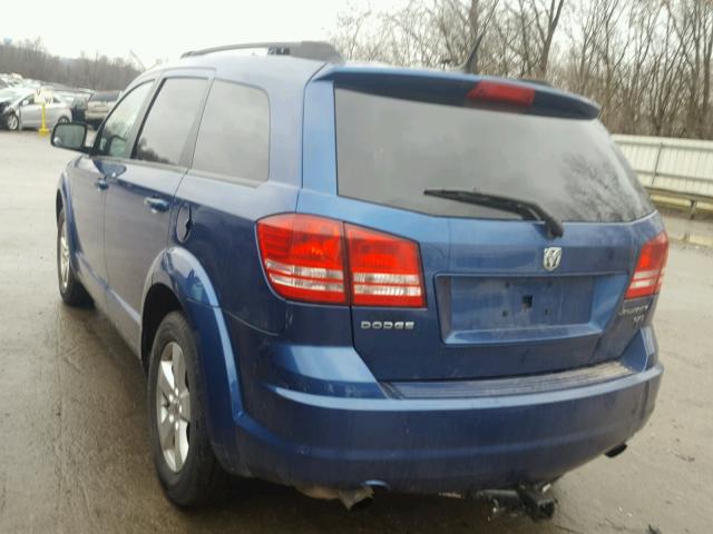 3D4PG5FV0AT182218 - 2010 DODGE JOURNEY SX BLUE photo 3