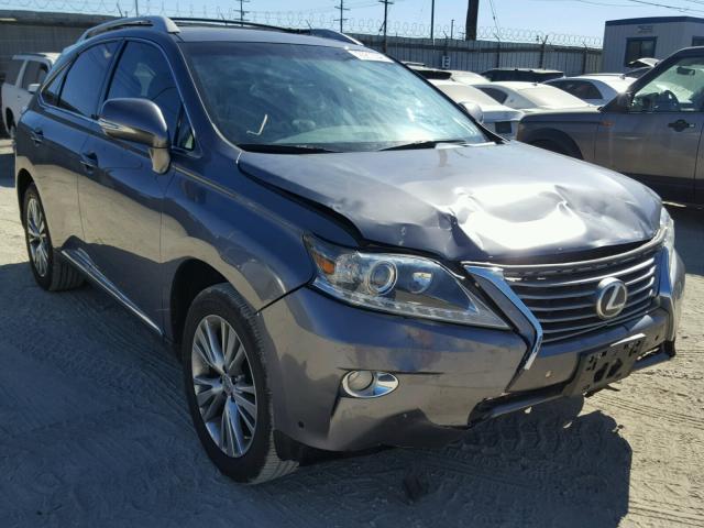 2T2ZK1BA1DC100130 - 2013 LEXUS RX 350 GRAY photo 1