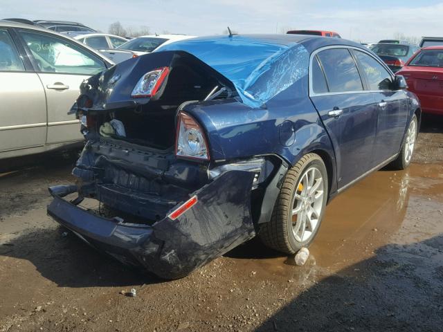 1G1ZE5E71AF175666 - 2010 CHEVROLET MALIBU LTZ Көк фото 4
