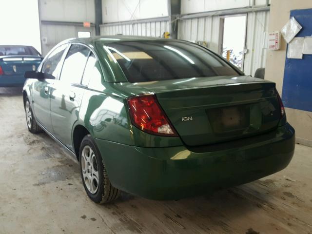 1G8AJ52F34Z191215 - 2004 SATURN ION LEVEL GREEN photo 3