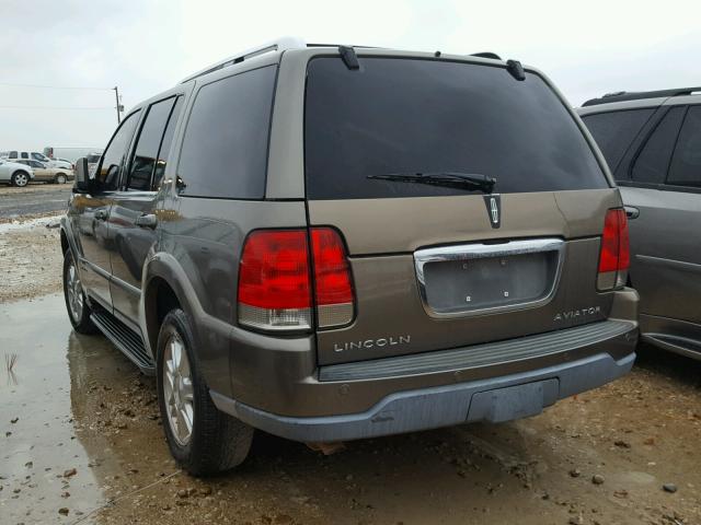 5LMEU68H74ZJ46445 - 2004 LINCOLN AVIATOR 灰色 照片 3