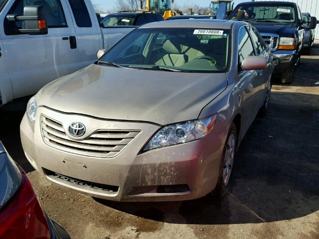 4T1BE46K57U191021 - 2007 TOYOTA CAMRY NEW GOLD photo 2