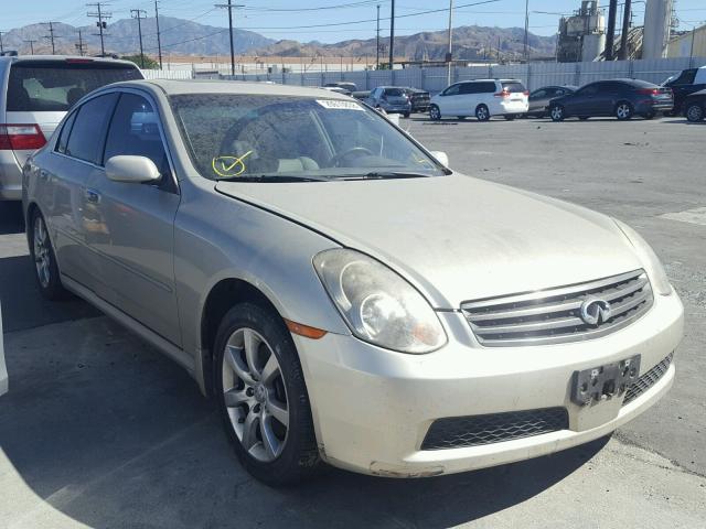 JNKCV51E86M509324 - 2006 INFINITI G35 TAN photo 1