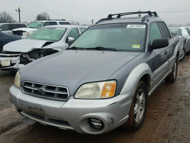 4S4BT62C257100489 - 2005 SUBARU BAJA SPORT SILVER photo 2