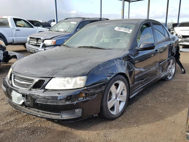 YS3FH41U461128135 - 2006 SAAB 9-3 AERO BLACK photo 2