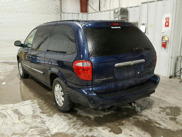 2C8GP54L25R257247 - 2005 CHRYSLER TOWN & COU BLUE photo 3