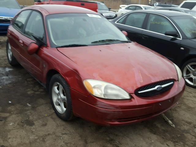 1FAFP55S0YG221944 - 2000 FORD TAURUS SES BURGUNDY photo 1